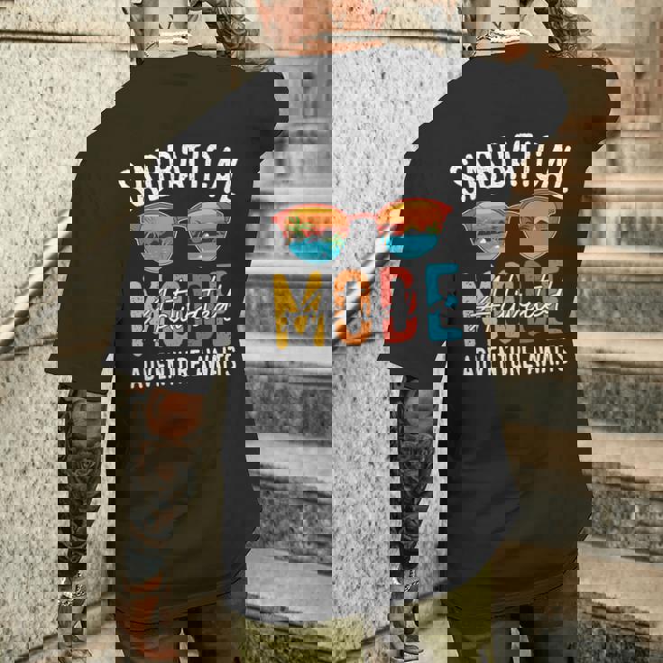 サバティカルモード 有効 ギャップ 年間 休暇 サバティカル 長袖tシャツ メンズTシャツ バックプリント 彼への贈り物