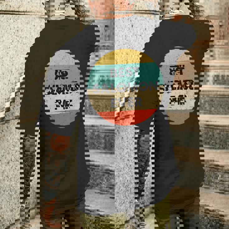 サロモン名 長袖tシャツ メンズTシャツ バックプリント 彼への贈り物