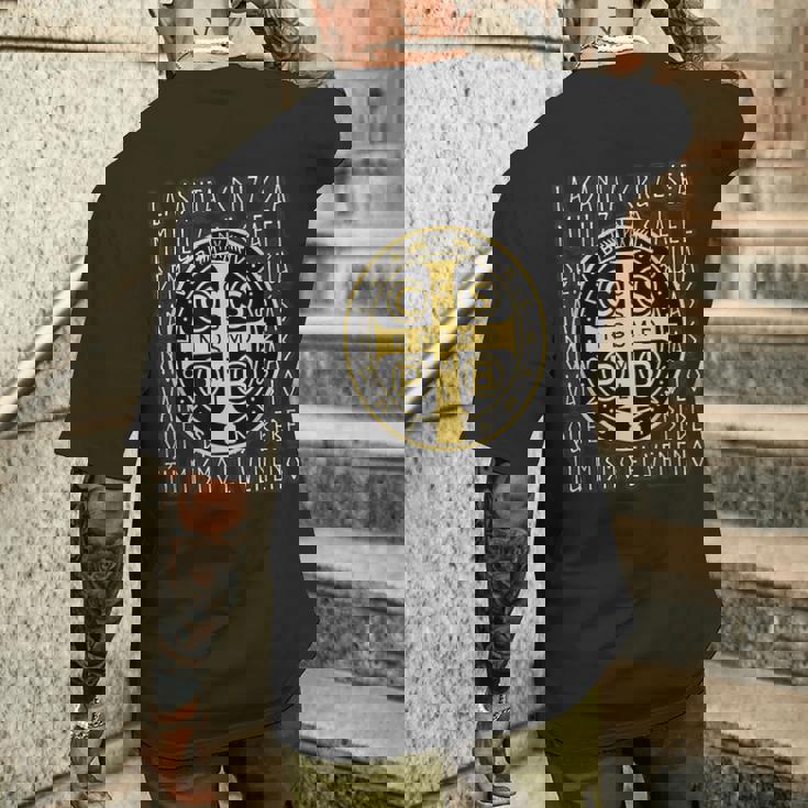 サンベニート、メダラ・イ・オラシオン メンズTシャツ バックプリント 彼への贈り物