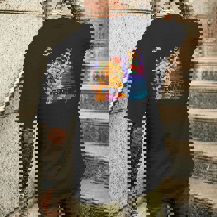 ザ・スーパーマリオギャラクシー・ムービー Bowser Feared メンズTシャツ バックプリント 彼への贈り物