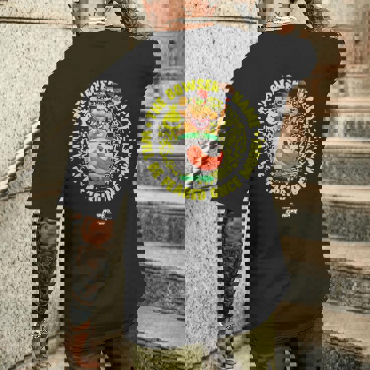 ザ・スーパーマリオギャラクシー・ムービー Bowser Jr Feared メンズTシャツ バックプリント 彼への贈り物