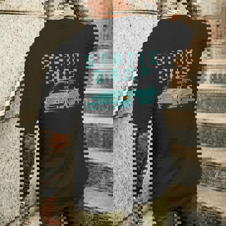 シビック 例 スタティックドロップ 日本車 メンズTシャツ バックプリント 彼への贈り物