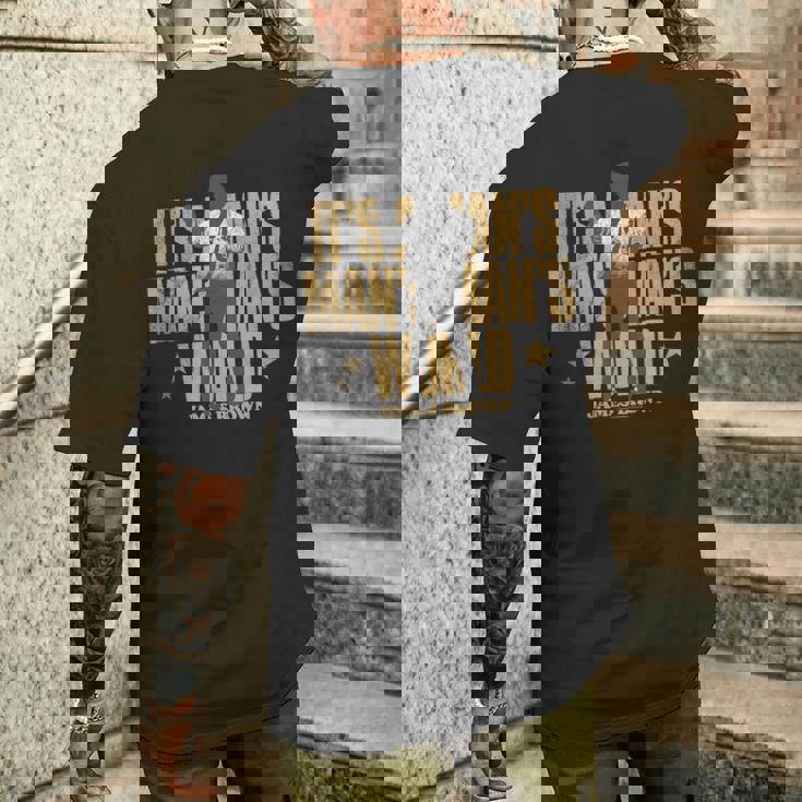 ジェームス・ブラウン・マンのワールド・ダンシング・シルエット メンズTシャツ バックプリント 彼への贈り物
