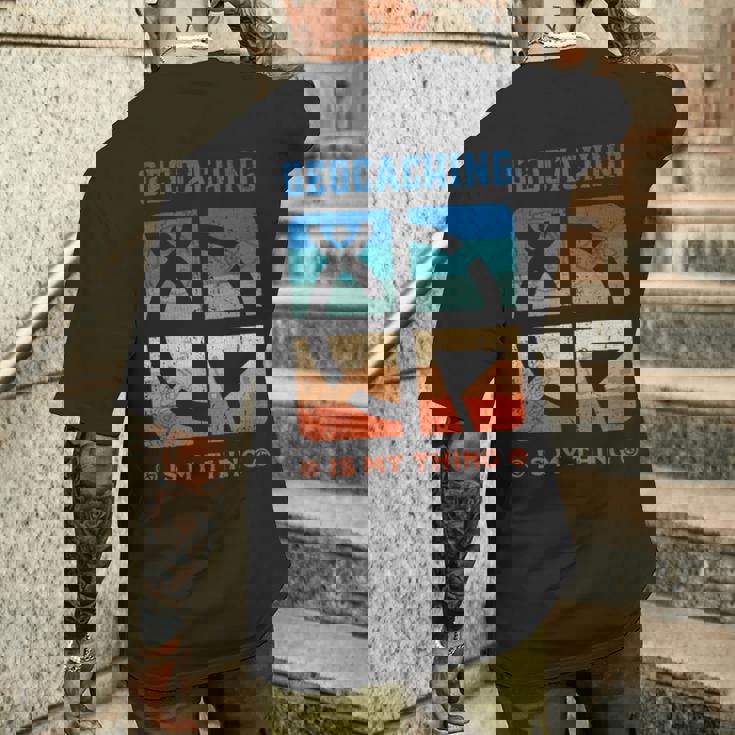 ジオキャッシャー ジオキャッシング用品 キット ツール 小物入れ ジオキャッシング 長袖tシャツ メンズTシャツ バックプリント 彼への贈り物