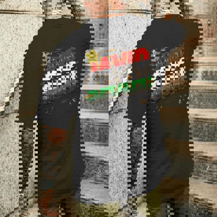 ジャヴィッド・シャー・ペルシャ・イラン王パフラヴィー メンズTシャツ バックプリント 彼への贈り物