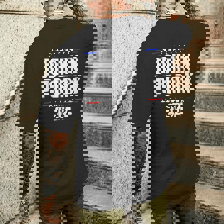 ジョンポーク 2024 ジョンポーク メンズTシャツ バックプリント 彼への贈り物