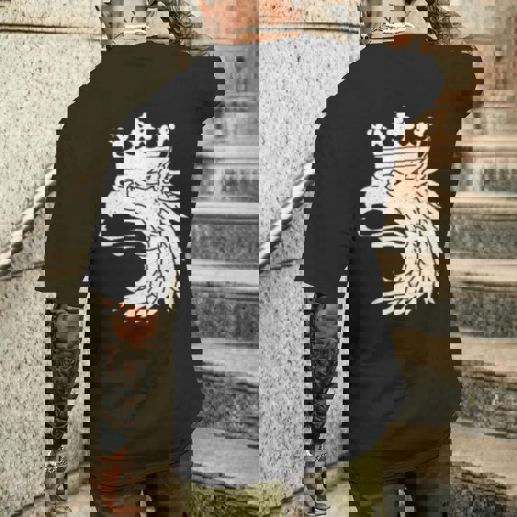 スカニアスウェーデン紋章フラッググリフィン 長袖tシャツ メンズTシャツ バックプリント 彼への贈り物