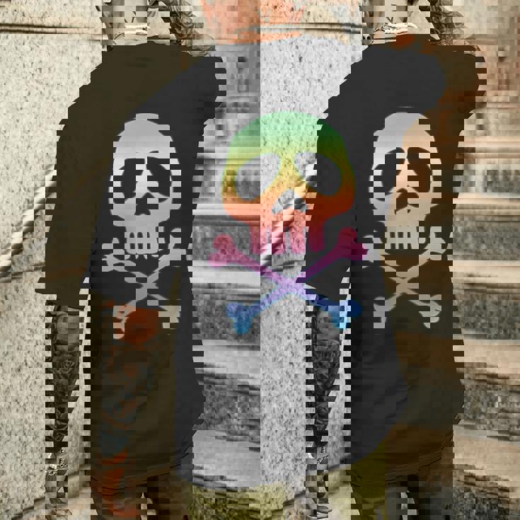 スカル、宇宙海賊キャプテン・クロスボーンズ ハロウィンパーティー Ahoy メンズTシャツ バックプリント 彼への贈り物