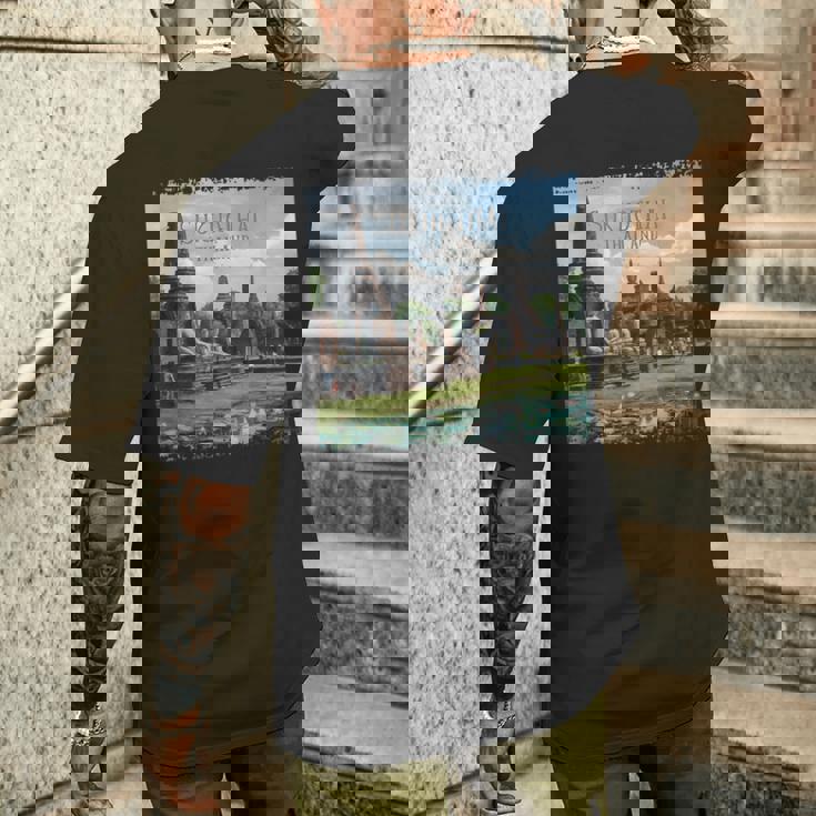 スコータイ、タイ メンズTシャツ バックプリント 彼への贈り物