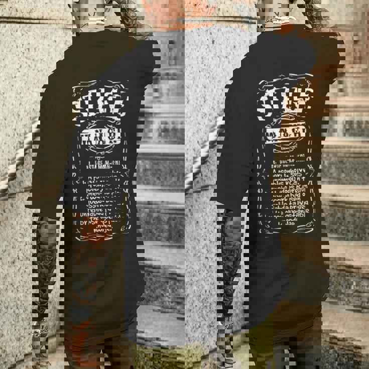 ステージマネージャー 名詞 定義 ステージマネージャー メンズTシャツ バックプリント 彼への贈り物