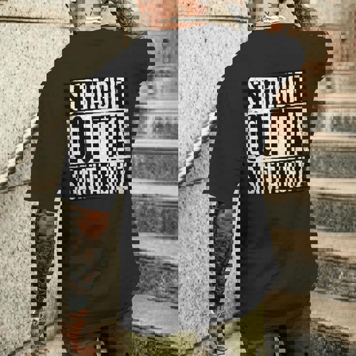 ストレート・アウタ・サンタクルーズ メンズTシャツ バックプリント 彼への贈り物