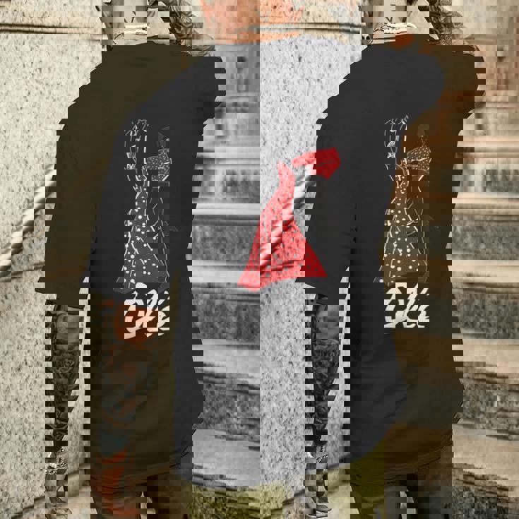 スペインのフラメンコ メンズTシャツ バックプリント 彼への贈り物