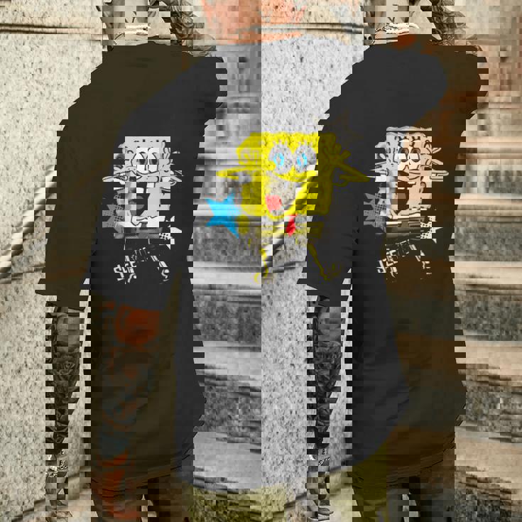 スポンジボブ スクエアパンツ スポンジボブee You 長袖tシャツ メンズTシャツ バックプリント 彼への贈り物