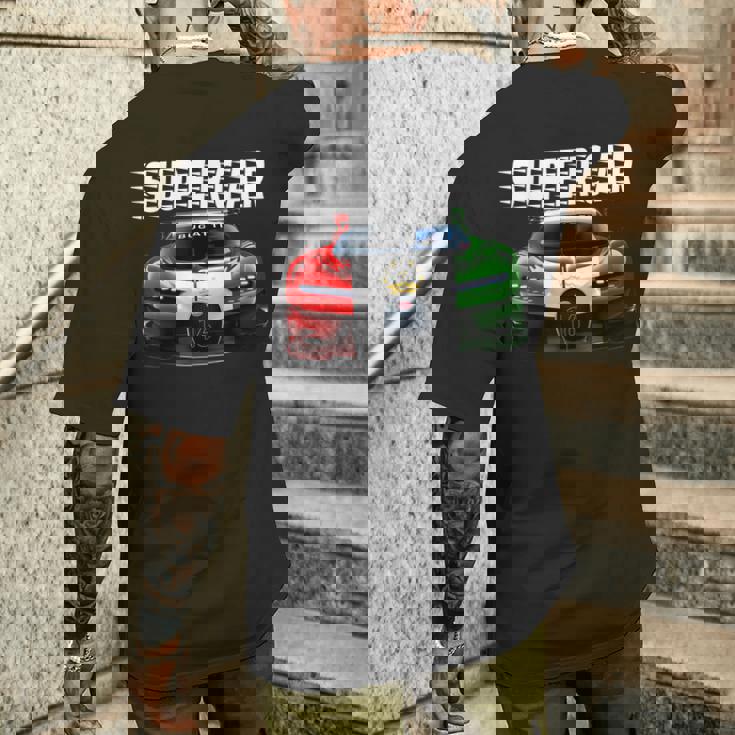スポーツカーファンのためのスーtシャツ メンズTシャツ バックプリント 彼への贈り物