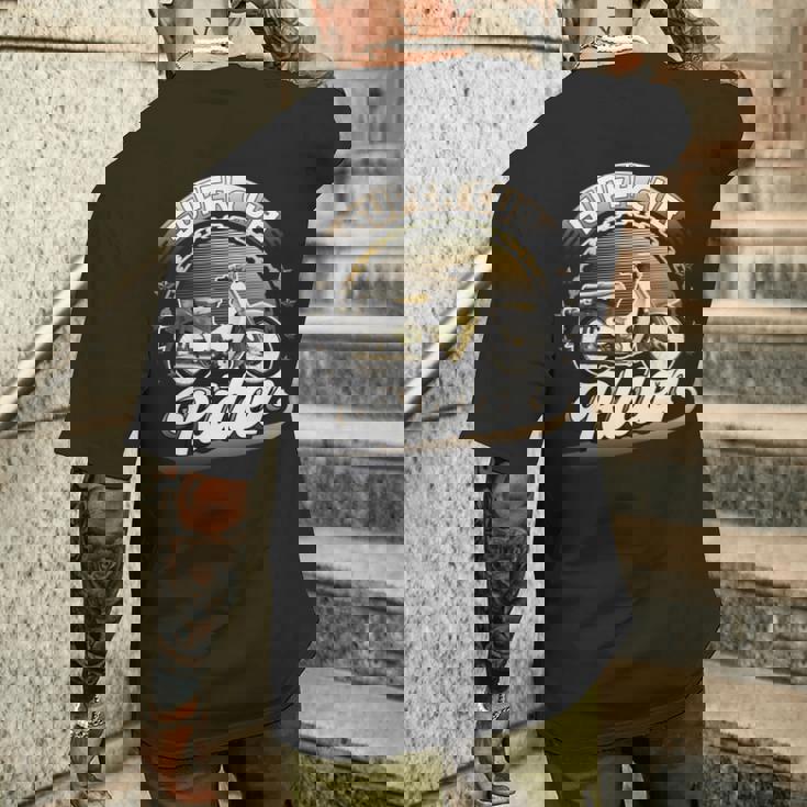 スーパーカブライダー C100 原付バイク レトロジャパン 長袖tシャツ メンズTシャツ バックプリント 彼への贈り物