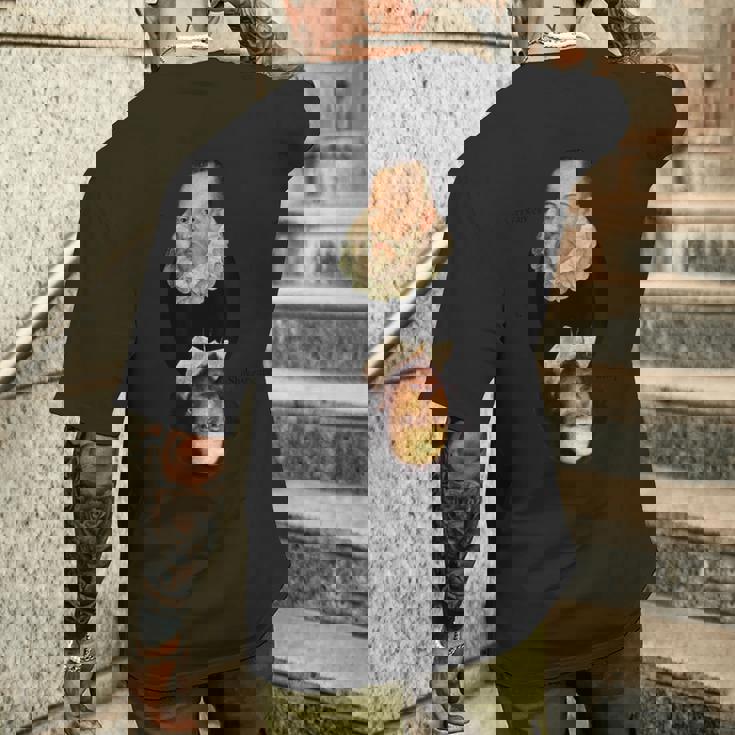 セルバンテス対シェイクスピア メンズTシャツ バックプリント 彼への贈り物