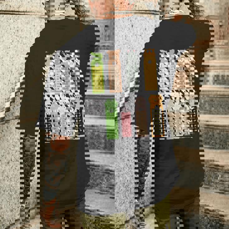 ゼブラプリント 算数 仮装アイデア キッズ&掛け算 メンズTシャツ バックプリント 彼への贈り物