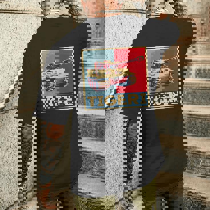 タイガー1装甲vi戦車 Ww2 ドイツ装甲車両 Afvアート 長袖tシャツ メンズTシャツ バックプリント 彼への贈り物