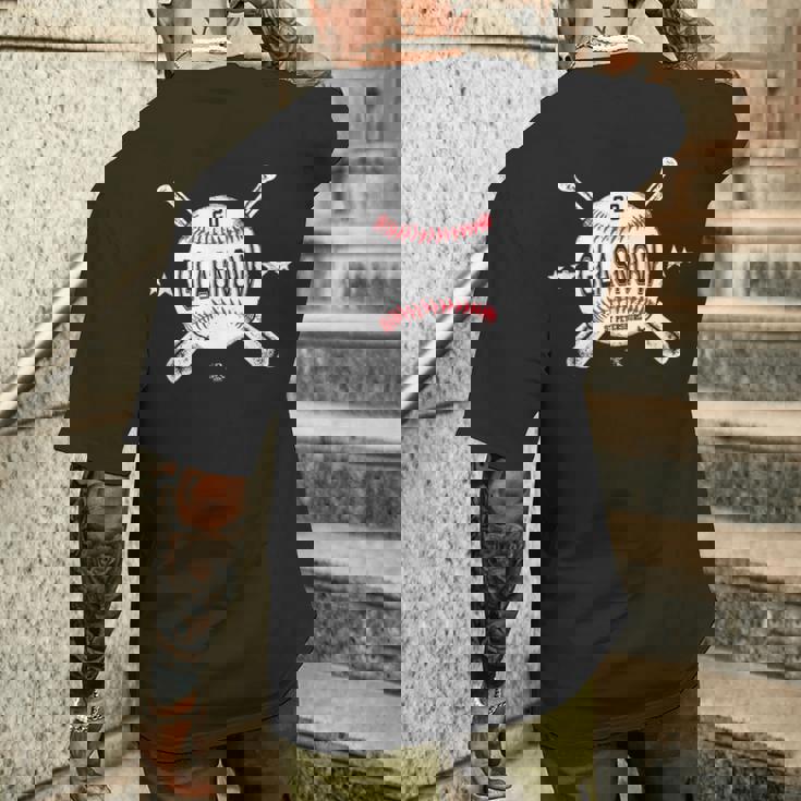 タイラー・グラスナウ・クロス・ベースボール・ゲームデー メンズTシャツ バックプリント 彼への贈り物