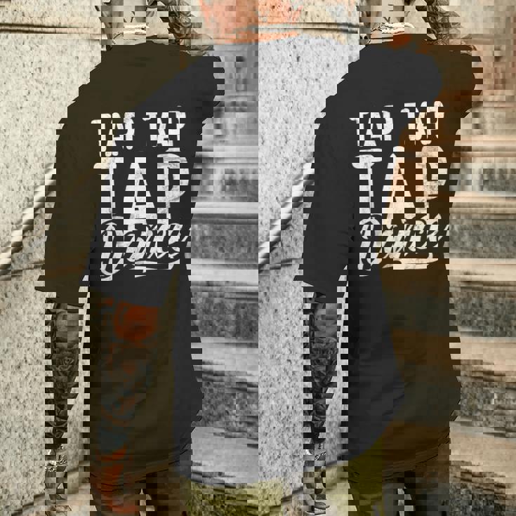 タップタップタップダンス 長袖tシャツ メンズTシャツ バックプリント 彼への贈り物