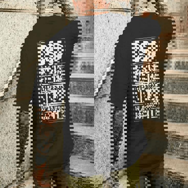 ダイレクトサポート プロフェッショナル Dsp ワーカー 介護者 おもしろ Dsp メンズTシャツ バックプリント 彼への贈り物