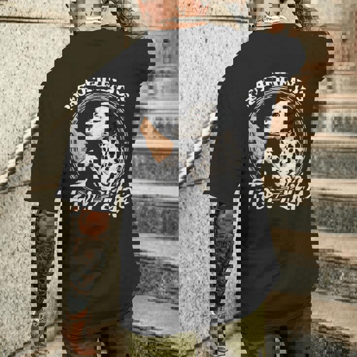 ダルメシアン 犬好きデザイン 美しいダルメシアン メンズTシャツ バックプリント 彼への贈り物