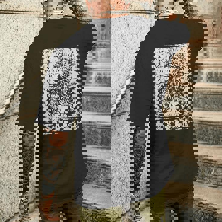 ダートバイク用ブラップデザイン モトクロス ダートバイク メンズTシャツ バックプリント 彼への贈り物