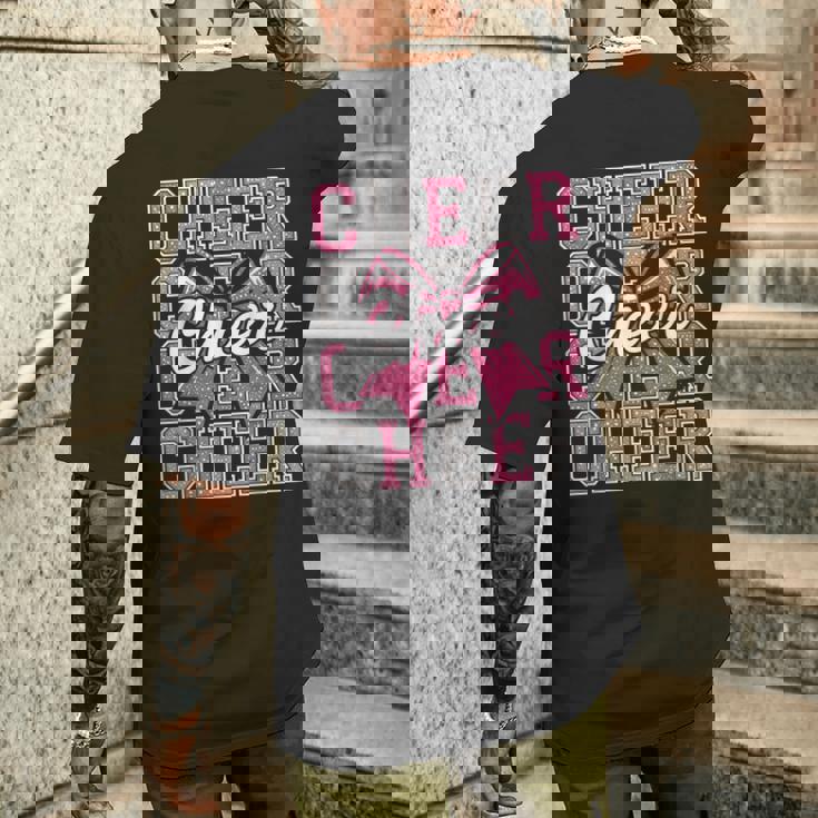 チア コケット 弓 チアリーダー チアリーダー チアガール キッズ メンズTシャツ バックプリント 彼への贈り物