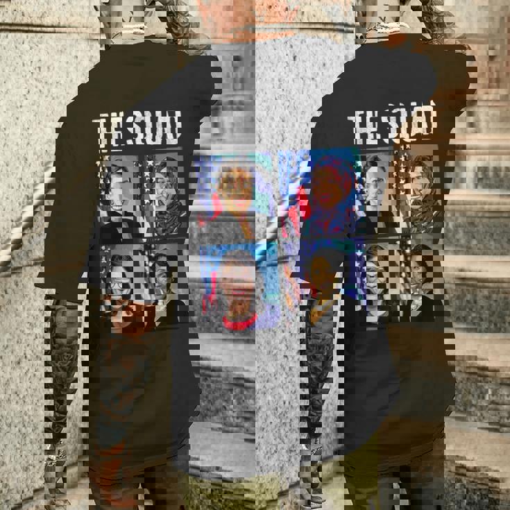 チーム Aoc ラシダ・トライブ・イルハン・オマール・アヤナ・プレスリー Woc ミーム メンズTシャツ バックプリント 彼への贈り物