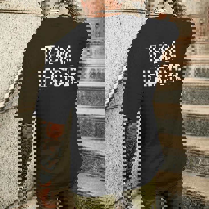 チームリーダー メンズTシャツ バックプリント 彼への贈り物