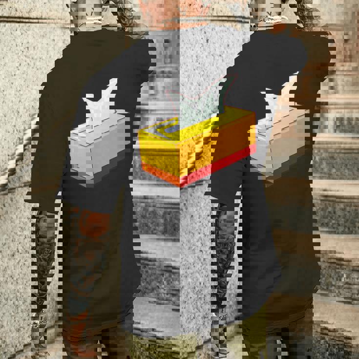 ティッシュボックス メンズTシャツ バックプリント 彼への贈り物