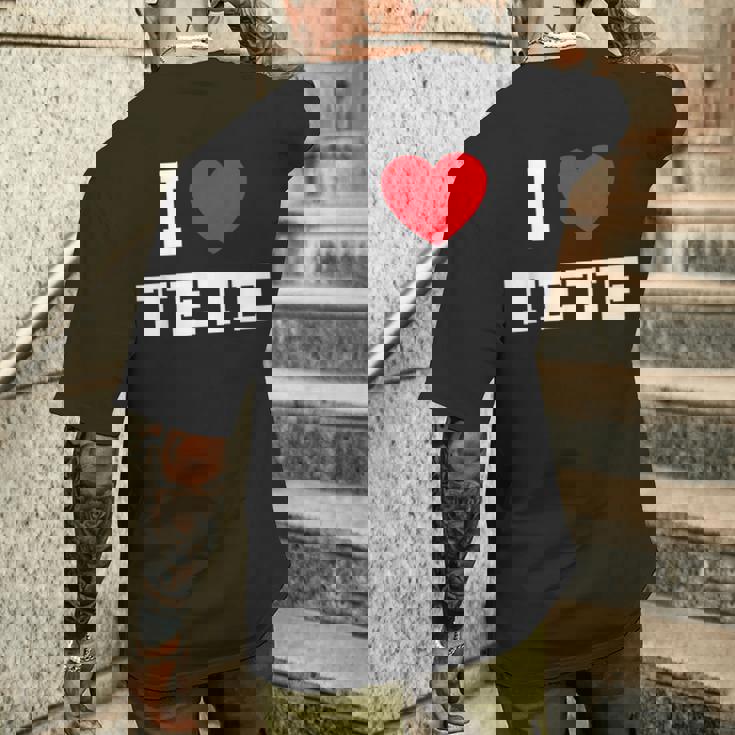 テテが大好き メンズTシャツ バックプリント 彼への贈り物