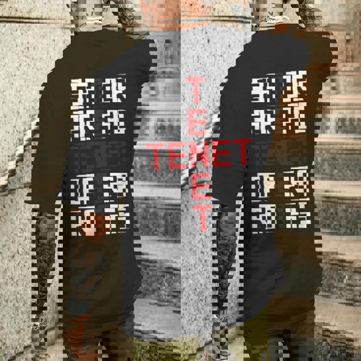 テネットスクエア メンズTシャツ バックプリント 彼への贈り物