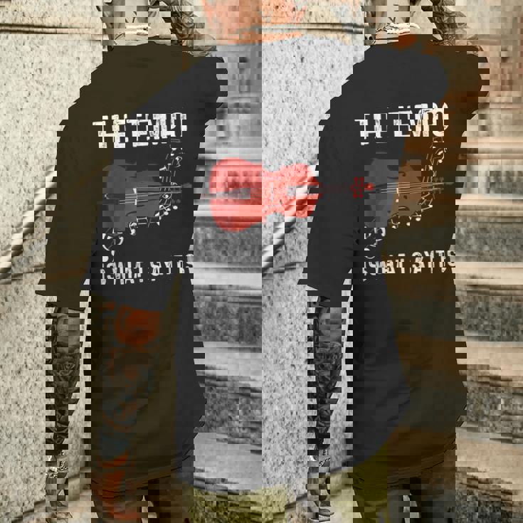 テンポは私が言うとおり メンズTシャツ バックプリント 彼への贈り物