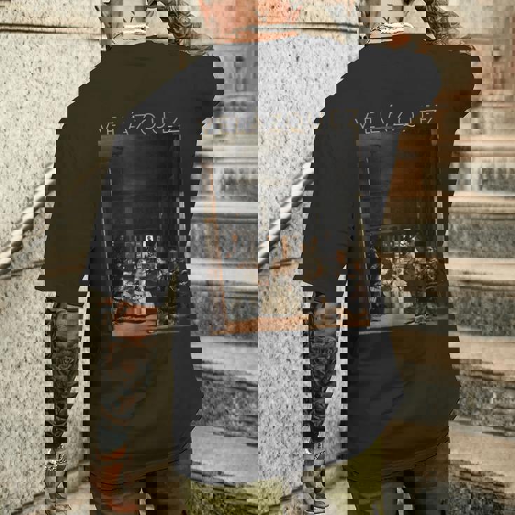 ディエゴ・ベラスケス ラス・メニナス アート メンズTシャツ バックプリント 彼への贈り物