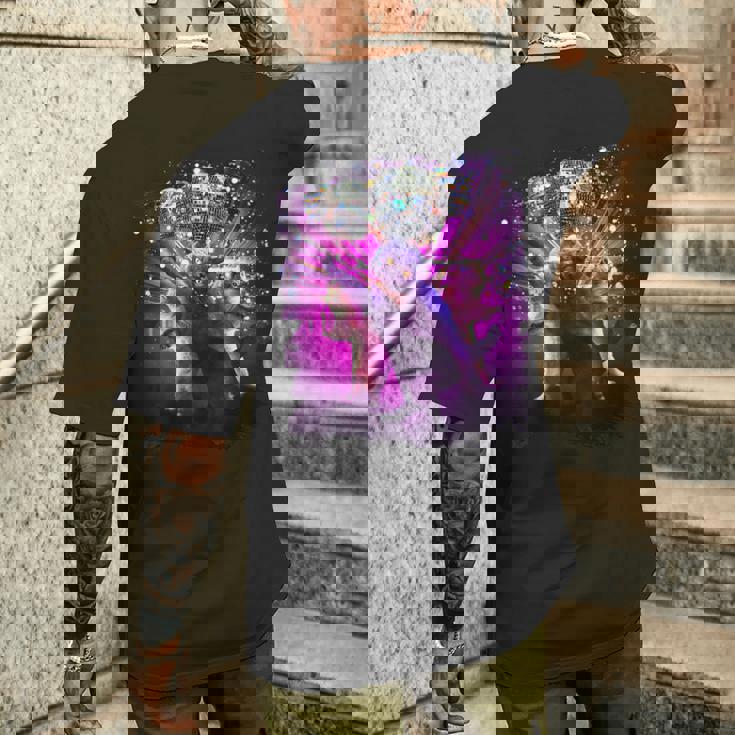 ディスコキャットレイブ メンズTシャツ バックプリント 彼への贈り物