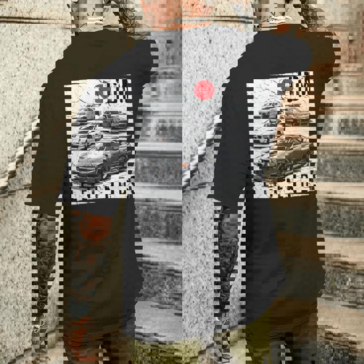 ディストレス Jdm レジェンズ レースカー 国旗 日本製 長袖tシャツ メンズTシャツ バックプリント 彼への贈り物