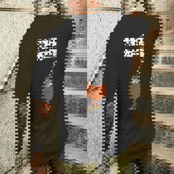 トマ イエルバ メイト アルゼンチン ウルグアイ ティー メンズTシャツ バックプリント 彼への贈り物