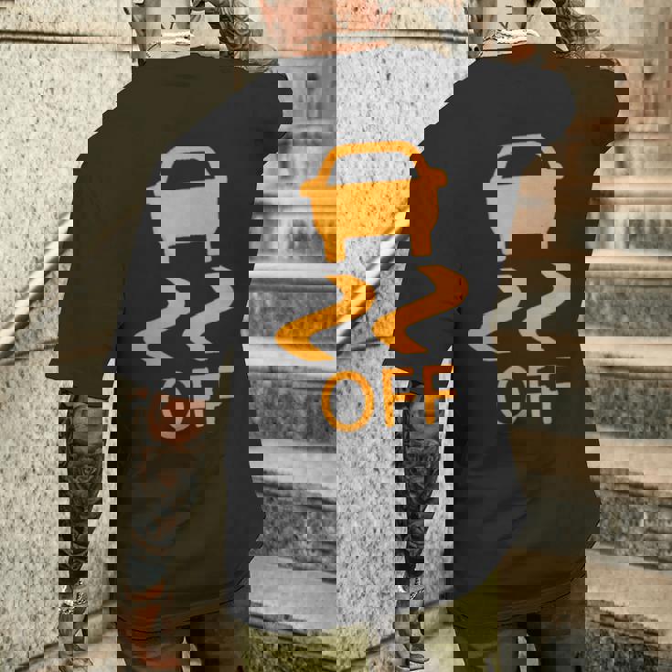 トラクションコントロールオフtシャツ メンズTシャツ バックプリント 彼への贈り物