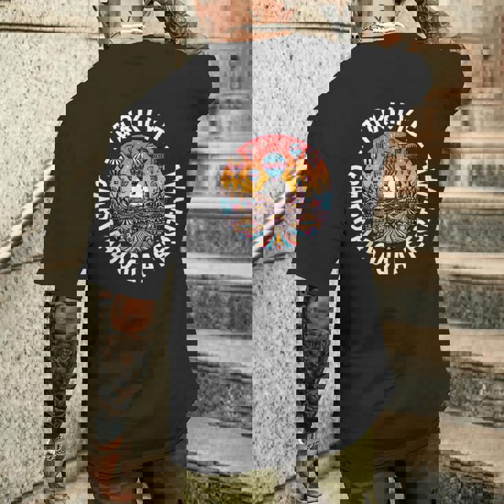 トルコ休暇、テュルキエカッパドキア熱気球フェスティバル メンズTシャツ バックプリント 彼への贈り物