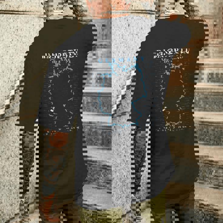 ドイツ アイダー・オーベルシュタイン メンズTシャツ バックプリント 彼への贈り物