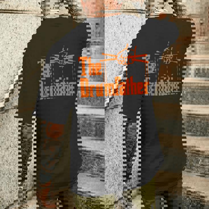 メンズ ドラマーのためのドラマーの面白い引用 メンズTシャツ バックプリント 彼への贈り物