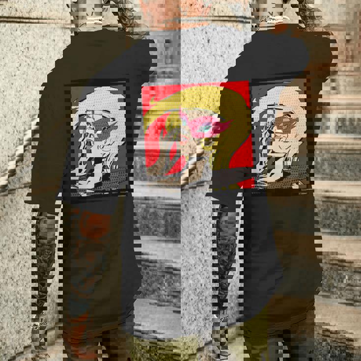 ドロンジョデザインh メンズTシャツ バックプリント 彼への贈り物