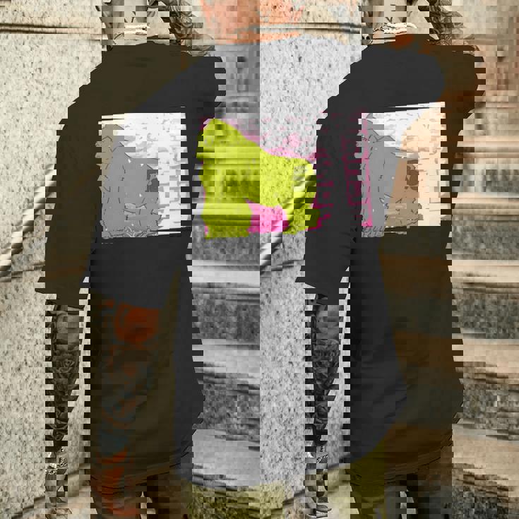 ニシゴリラのタロウさん 50 長袖tシャツ メンズTシャツ バックプリント 彼への贈り物