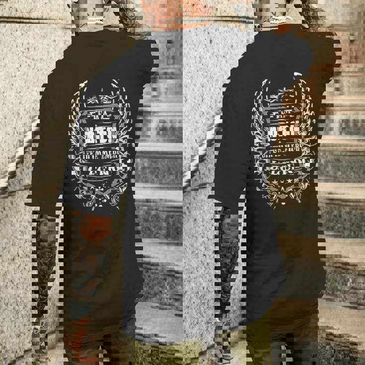 ノートン-チームノートンライフタイムメンバー-ノートンファミリー メンズTシャツ バックプリント 彼への贈り物