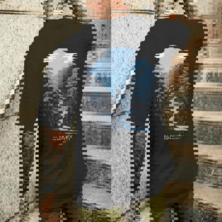 ハイキングジャパン 熊野古道 メンズTシャツ バックプリント 彼への贈り物