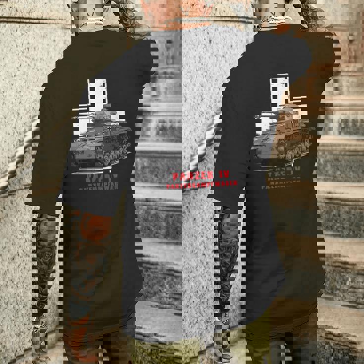 バトルタンクww2戦車iv号戦車 メンズTシャツ バックプリント 彼への贈り物
