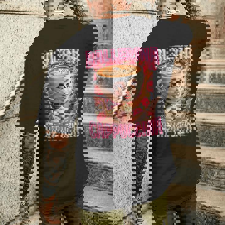 バレリーナ カプチーナ イタリアンブレイン メンズTシャツ バックプリント 彼への贈り物