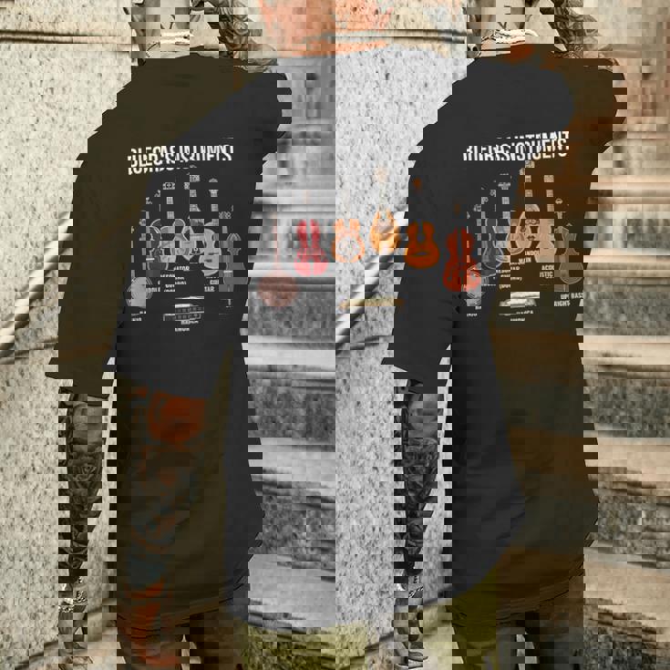 バンジョー ブルーグラス 楽器 ヴィンテージ 音楽 ファン バンジョー奏者 メンズTシャツ バックプリント 彼への贈り物