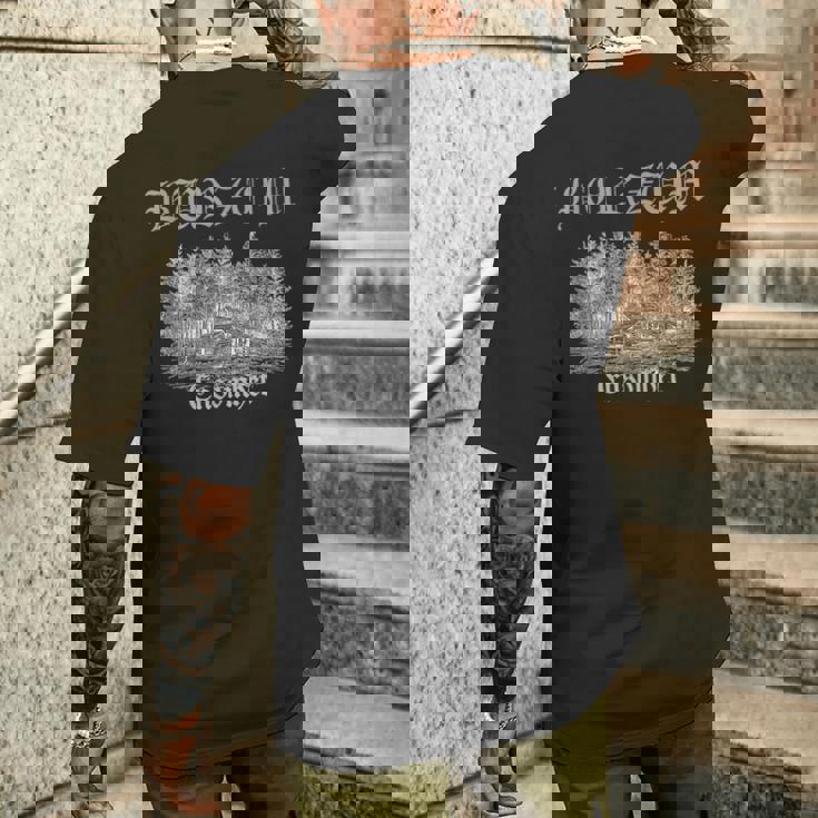 バーズム-アンソメット メンズTシャツ バックプリント 彼への贈り物